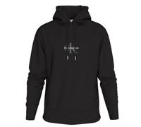 Calvin Klein LS EU 350TERRY Micro MONOLOGO HO LV04RD243GUB1005 Sudaderas para Hombre, Color Negro, XL