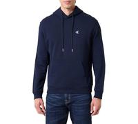 Calvin Klein LS EU 350terry Monogram Hoodie Lv04rc297g Sudaderas, Blue (Dark Sapphire), L para Hombre