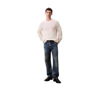 Calvin Klein LS Ez Cotton Waffle Crwnk SWTR 9 Lv04Rd313G Suéteres para Hombre, Color Blanco (Tofu), L