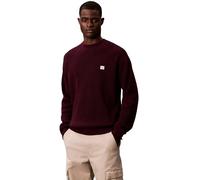 Calvin Klein LS Ez Cotton Waffle Crwnk Swtr 9 Lv04Rd313G Suéteres, Purple (Passion Plum), S para Hombre