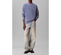 Calvin Klein Jersey Waffle de algodón LV04RD313G Azul Dusty Sailor Blue L Hombre