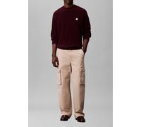 Calvin Klein Ls Ez Cotton Waffle Sweater Passion Plum Talla: S | Jerséis Outlet | Hombre | Magenta