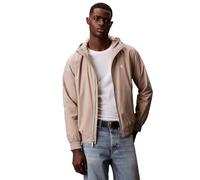 Calvin Klein Cortavientos Hombre Hooded Ripstop Harrington con capucha, Beige (Vintage Khaki), XL