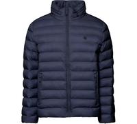 Calvin Klein LS NYLON LT WT HOODED FZ PUFFER LV04RC511G - Chaquetas para hombre, azul (zafiro oscuro), talla L, Azul (Dark Sapphire), L