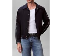 Calvin Klein Ls Nylon Snap Bomber Jacket Dark Sapphire Talla: M | Bombers Outlet | Hombre | Azul