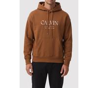 Calvin Klein Ls Premium Fleece Sweatshirt Bronze Gold Talla: XXL | Sudaderas con Capucha Outlet | Hombre | Marrón