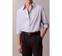 Calvin Klein Ls Solid Crisp Shirt Casual Blue Talla: XL | Camisas de Trabajo Outlet | Hombre | Azul