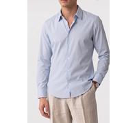 Calvin Klein Ls Tech Stretch Slim Shirt Niagara Mist Talla: M | Camisas de Trabajo Outlet | Hombre
