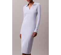 Calvin Klein Ls Woven Label Dress Casual Blue Talla: M | Blusón Outlet | Mujer | Azul