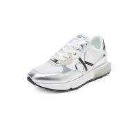 Calvin Klein Magalee, Zapatillas Mujer, Blanco Plateado 040, 41 EU