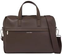 Calvin Klein Maletín para Portátil Hombre Must Laptop Bag Elegante, Marrón (Java Brown Pebble), Talla única