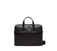 Calvin Klein Maletín para Portátil Hombre Must Laptop Bag Elegante, Negro (Ck Black Pebble), Talla única