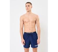 Calvin Klein Bañador para Hombre Medium Double Pernera Media, Azul (Signature Navy), S