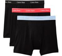Calvin Klein Men Boxer Brief 3 PK Pink (Black Bodies w/Black/Punch Pink/BR) M