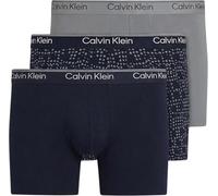 Calvin Klein Men Boxer Brief 3PK Blue (Shoreline/Cut Circles Shoreline/Mis) L