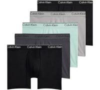 Calvin Klein Men Boxer Brief 5PK Green (Black/Light Cast/Feel The Mint/Shor) L