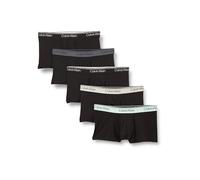 Calvin Klein Men Low Rise Trunk 5PK Black (Black Bodies w/Black/Light Cast/Fe) XXL