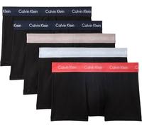 Calvin Klein Men Low Rise Trunk 5pk Brown (BLK W SHRLN WB/BLK W Fresh Taupe WB) M