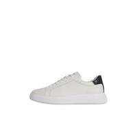 Calvin Klein Low Top Lace Up Leather White/black Talla: 45 | Zapatos con Cordones Outlet | Hombre | Blanco