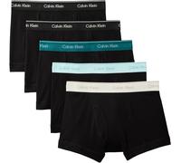 Calvin Klein Men Trunk 5PK Blue (Black Bodies w/Black/Niagara Falls) L