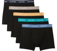 Calvin Klein Men Trunk 5pk Blue (Black Bodies with Driftwood/MOONLI) L