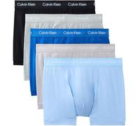 Calvin Klein Men Trunk 5pk Blue (Classic Blue/Porpoise/Black/Grey) L