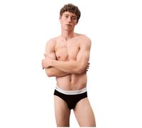 Calvin Klein, Men's, Hip Brief 3Pk 000NB3962A, Black (Black, Black, Black), S