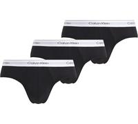 Calvin Klein, Men's, Hip Brief 3Pk 000NB3962A, Black (Black, Black, Black), XS