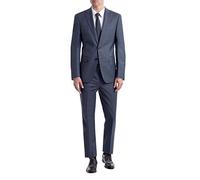 Calvin Klein Men's Slim Fit Suit Separates | Wool Jacket & Pants for Customized Sizing | Tailored Mens Suit with Notched Lapel, Button Closure & Welt Pockets | Versatile Suits for Men Blue