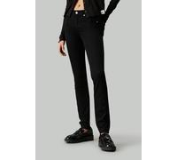 Calvin Klein Mid Rise Skinny Denim Black Talla: W32L30 | Vaqueros Skinny Outlet | Mujer | Negro