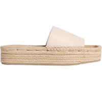 Calvin Klein Mocasines Mujer Sandalia de Alpargata, Rosa (Whisper Pink), 39