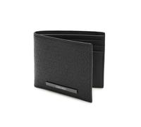 Calvin Klein Modern Bar Bifold 6Cc W/Bill Mon - Cartera para Hombre, Color Negro, Talla única, Negro, tek Beden, Casual