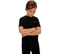 Calvin Klein Mono Mini Badge Reg T-Shirt Lv1cksja30 Camiseta S/S, Black (Black [CSI] 25Cw1000175Ck), 12 años Unisex niños