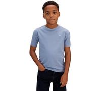 Calvin Klein Mono Mini Badge Reg T-Shirt Lv1cksja30 Camiseta S/S, Blue (Infinity 17-4015 Tcx), 6 años Unisex niños
