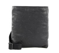 Calvin Klein Monogram Soft FLATPACK18 AOP K50K509362, Bolsos Cruzados Hombre, Negro (Black), OS