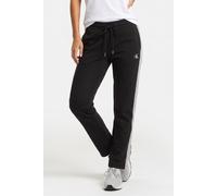 Calvin Klein Monogram Terry Colorblock Pant Black Talla: S | Pantalones Deportivos Outlet | Mujer | Negro
