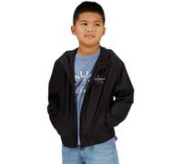 Calvin Klein MONOLOGO ESSENTIAL JACKET IB0IB02639 - Chaqueta cortavientos para niño, color negro (Ck Black), 14 años, Negro (Ck Black), 14 años