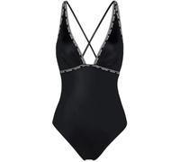 Calvin Klein Mujer Bañador Moderno, Negro (PVH Black), XS