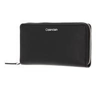 Calvin Klein Mujer Cartera Ck Must Z/A Wallet XL Grande, Negro (Ck Black), Talla Única