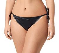 Calvin Klein Mujer Parte Inferior de Bikini Anudable en el Lateral Deportivo, Negro (PVH Black), L