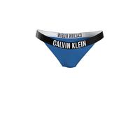 Calvin Klein Mujer Parte Inferior de Bikini Brasileño, Azul (Dynamic Blue), L