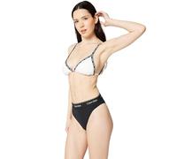 Calvin Klein Mujer Parte Superior de Bikini de Triángulo con Relleno, Blanco (PVH Classic White), M