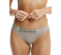 Calvin Klein Mujer Slip con Forma de Bikini con Stretch, Gris (Grey Heather), XS