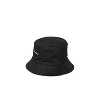 Calvin Klein Mujer Sombrero de pescador Bucket Hat, Black / Marshmallow Mono, Talla Única