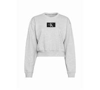 Calvin Klein Mujer Sudadera sin Capucha, Gris (Grey Heather), XS