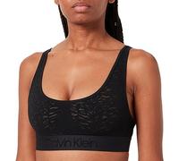 Calvin Klein Mujer Sujetador Tipo Bralette con Encaje Unlined, Multicolor (Black), L