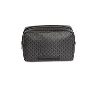Calvin Klein Neceser 'Coated Emblem Print' gris / negro One Size EUR