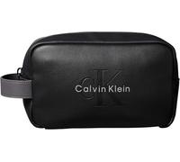 Calvin Klein Neceser Hombre Bold Dopp Kit con logotipo, Negro (Black), Talla Única