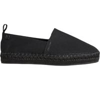 Calvin Klein Oblique Espadrille Canvas Hw0hw02931, Alpargatas Mujer, Black (Triple Black), 40 EU
