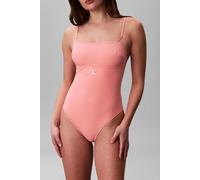 Calvin Klein One Piece Washed Scarlet Talla: L | Bañadores Outlet | Mujer | Rojo